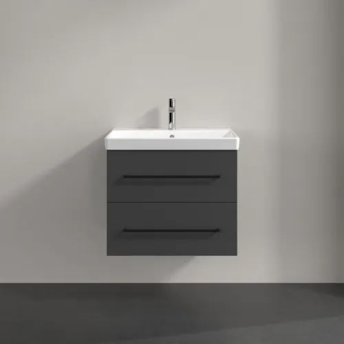 Picture of VILLEROY BOCH Avento Vanity unit, 2 pull-out compartments, 626 x 514 x 484 mm, Graphite #A89010VR