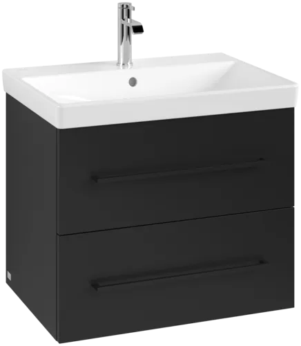 Picture of VILLEROY BOCH Avento Vanity unit, 2 pull-out compartments, 626 x 514 x 484 mm, Volcano Black #A89010VL