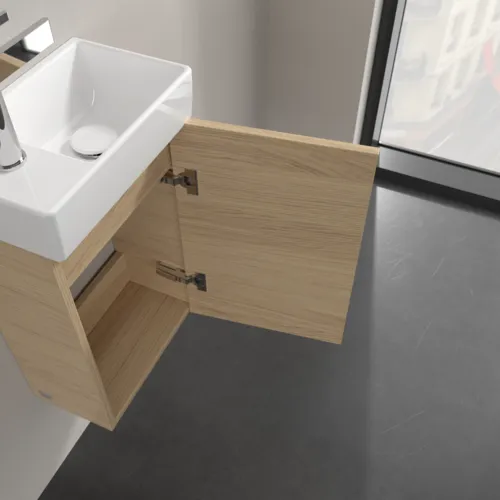 Obrázek VILLEROY BOCH Avento toaletní skříňka, 1 dvířka, 340 x 514 x 234 mm, severský dub #A87601VJ