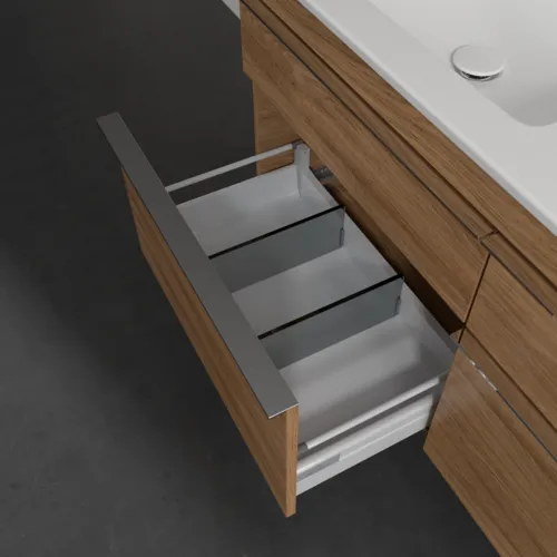 Bild von VILLEROY BOCH Venticello Waschbeckenunterschrank, 4 Auszüge, 1253 x 590 x 502 mm, Kansas Oak / Kansas Oak #A93001RH