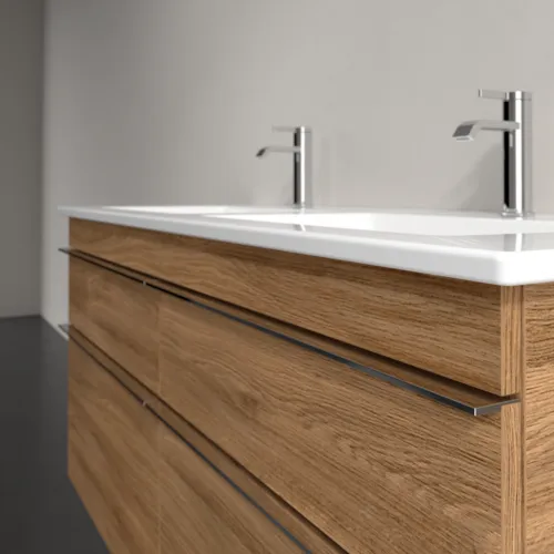 Bild von VILLEROY BOCH Venticello Waschbeckenunterschrank, 4 Auszüge, 1253 x 590 x 502 mm, Kansas Oak / Kansas Oak #A93001RH