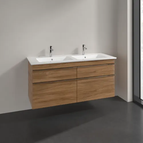 Bild von VILLEROY BOCH Venticello Waschbeckenunterschrank, 4 Auszüge, 1253 x 590 x 502 mm, Kansas Oak / Kansas Oak #A93001RH