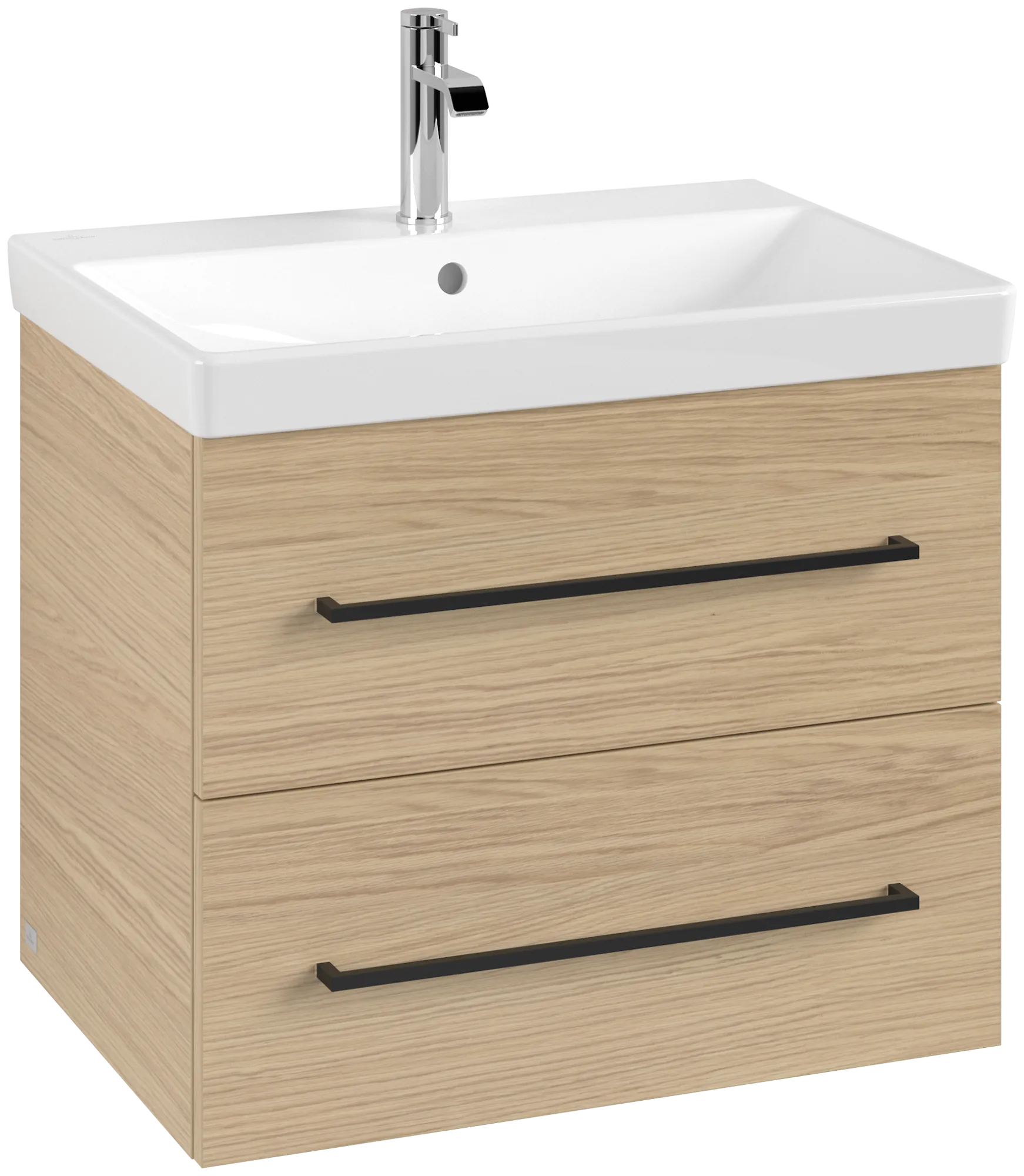 Picture of VILLEROY BOCH Avento Vanity unit, 2 pull-out compartments, 626 x 514 x 484 mm, Nordic Oak #A89010VJ