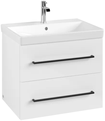 Зображення з  VILLEROY BOCH Avento Vanity unit, 2 pull-out compartments, 626 x 514 x 484 mm, Brilliant White #A89010VE