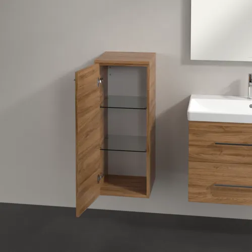 VILLEROY BOCH Avento Seitenschrank, 1 Tür, 347 x 888 x 405 mm, Kansas Oak #A89500RH, Bild 4