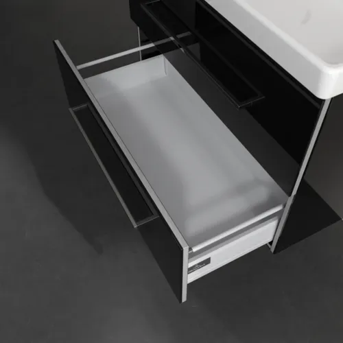 Bild von VILLEROY BOCH Avento Waschbeckenunterschrank, 2 Auszüge, 780 x 514 x 484 mm, Crystal Black #A89100B3