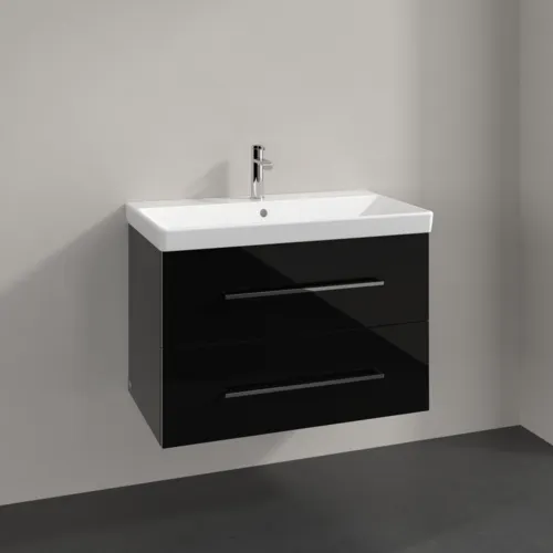 Bild von VILLEROY BOCH Avento Waschbeckenunterschrank, 2 Auszüge, 780 x 514 x 484 mm, Crystal Black #A89100B3