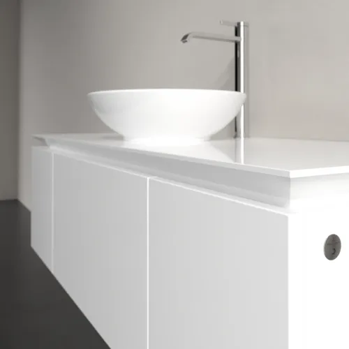 Bild von VILLEROY BOCH Legato Waschbeckenunterschrank, mit Beleuchtung, 3 Auszüge, 1200 x 380 x 500 mm, Glossy White / Glossy White #B577L0DH