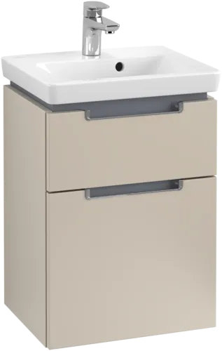 VILLEROY BOCH Subway 2.0 Vanity unit, 2 pull-out compartments, 440 x 590 x 351 mm, Soft Grey #A90610VK resmi