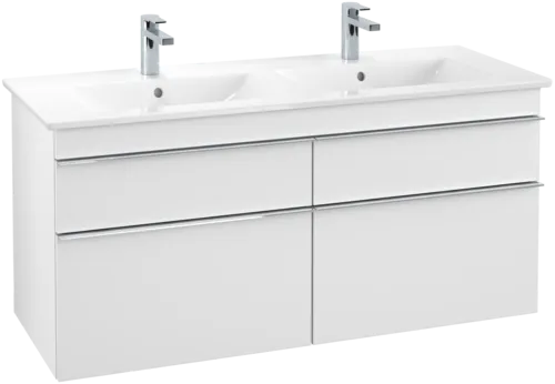 Зображення з  VILLEROY BOCH Venticello Vanity unit, 4 pull-out compartments, 1253 x 590 x 502 mm, White Matt / White Matt #A93001MS