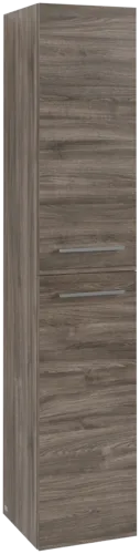 VILLEROY BOCH Avento Tall cabinet, 2 doors, 346 x 1760 x 404 mm, Stone Oak #A89400RK resmi