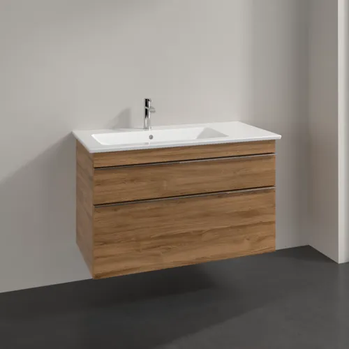 Picture of VILLEROY BOCH Venticello Vanity unit, 2 pull-out compartments, 953 x 590 x 502 mm, Oak Kansas / Oak Kansas #A92701RH