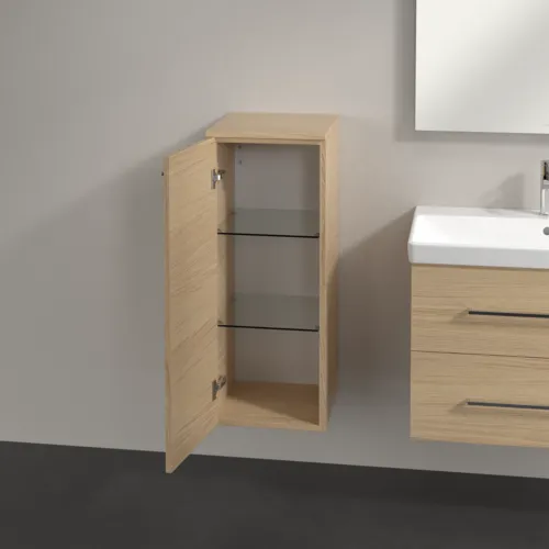 Bild von VILLEROY BOCH Avento Seitenschrank, 1 Tür, 347 x 888 x 405 mm, Nordic Oak #A89500VJ