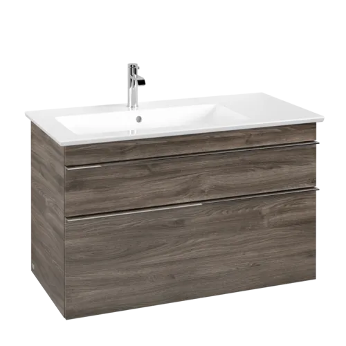 Picture of VILLEROY BOCH Venticello Vanity unit, 2 pull-out compartments, 953 x 590 x 502 mm, Stone Oak / Stone Oak #A92701RK