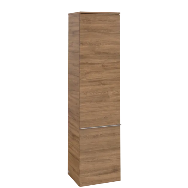 VILLEROY BOCH Venticello Tall cabinet, 1 door, 404 x 1546 x 372 mm, Oak Kansas / Oak Kansas #A95101RH resmi