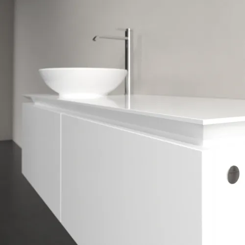 Bild von VILLEROY BOCH Legato Waschbeckenunterschrank, 2 Auszüge, 1200 x 380 x 500 mm, Glossy White / Glossy White #B57900DH