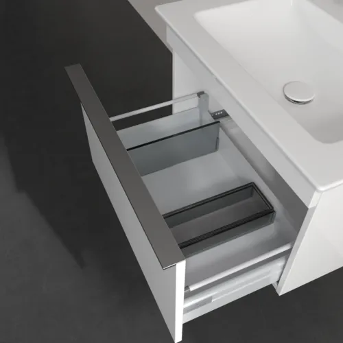 Bild von VILLEROY BOCH Venticello Waschbeckenunterschrank, 1 Auszug, 603 x 420 x 502 mm, Glossy White / Glossy White #A93301DH