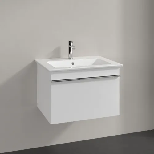 Bild von VILLEROY BOCH Venticello Waschbeckenunterschrank, 1 Auszug, 603 x 420 x 502 mm, Glossy White / Glossy White #A93301DH