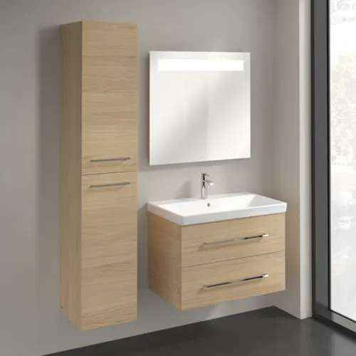 Obrázek VILLEROY BOCH Vysoká skříňka Avento, 2 dveře, 346 x 1760 x 404 mm, severský dub #A89400VJ