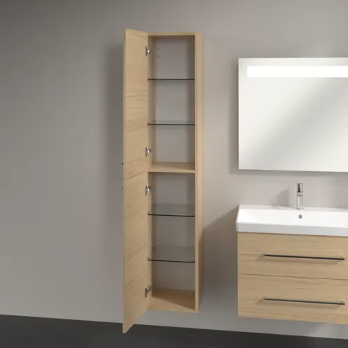 Obrázek VILLEROY BOCH Vysoká skříňka Avento, 2 dveře, 346 x 1760 x 404 mm, severský dub #A89400VJ