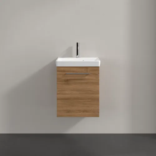 Picture of VILLEROY BOCH Avento Vanity unit, 1 door, 426 x 514 x 384 mm, Oak Kansas #A88700RH