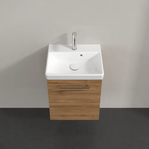 Picture of VILLEROY BOCH Avento Vanity unit, 1 door, 426 x 514 x 384 mm, Oak Kansas #A88700RH
