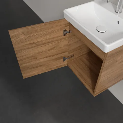 Picture of VILLEROY BOCH Avento Vanity unit, 1 door, 426 x 514 x 384 mm, Oak Kansas #A88700RH