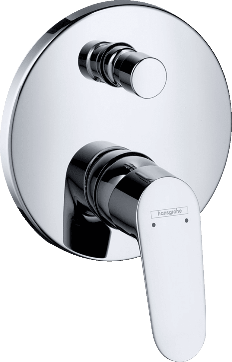 Bild von HANSGROHE Focus Einhebel-Wannenmischer Unterputz mit integrierter Sicherungskombination nach EN1717 für iBox universal #31946000 - Chrom