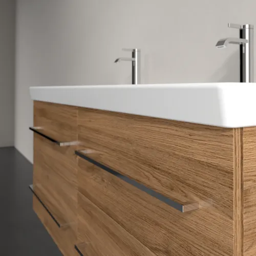 Bild von VILLEROY BOCH Avento Waschbeckenunterschrank, 4 Auszüge, 1180 x 514 x 484 mm, Kansas Oak #A89300RH
