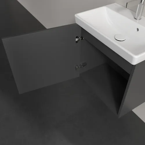 Bild von VILLEROY BOCH Avento Waschbeckenunterschrank, 1 Tür, 526 x 514 x 384 mm, Graphite #A88800VR