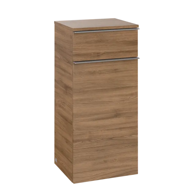 Зображення з  VILLEROY BOCH Venticello Side cabinet, 1 door, 1 drawer, 404 x 866 x 372 mm, Oak Kansas / Oak Kansas #A95001RH