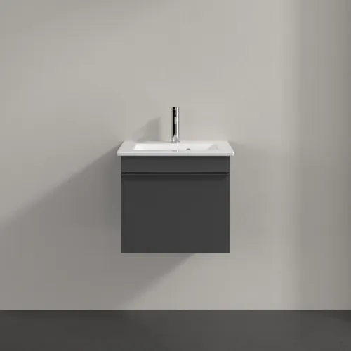 Bild von VILLEROY BOCH Venticello Waschbeckenunterschrank, 1 Auszug, 466 x 420 x 425 mm, Glossy Grey / Glossy Grey #A93101FP