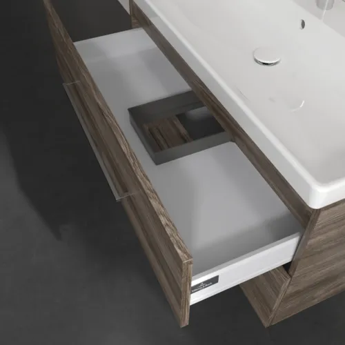Bild von VILLEROY BOCH Avento Waschbeckenunterschrank, 2 Auszüge, 976 x 514 x 484 mm, Stone Oak #A89200RK