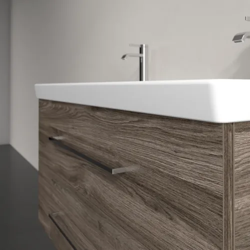 Bild von VILLEROY BOCH Avento Waschbeckenunterschrank, 2 Auszüge, 976 x 514 x 484 mm, Stone Oak #A89200RK