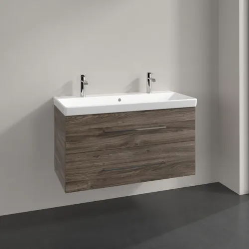 Bild von VILLEROY BOCH Avento Waschbeckenunterschrank, 2 Auszüge, 976 x 514 x 484 mm, Stone Oak #A89200RK