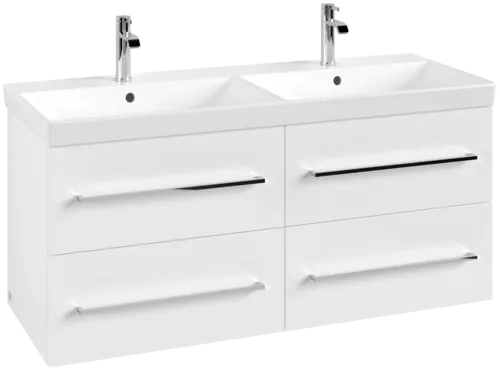 Obrázek VILLEROY BOCH Avento toaletní skříňka, 4 výsuvy, 1180 x 514 x 484 mm, lesklá bílá #A89300VE