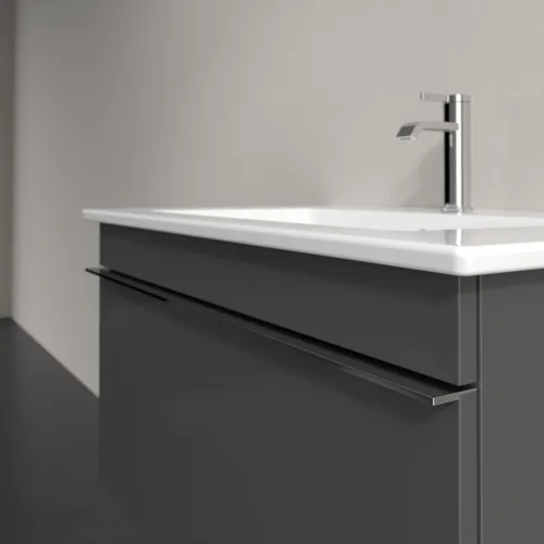 Bild von VILLEROY BOCH Venticello Waschbeckenunterschrank, 1 Auszug, 753 x 420 x 502 mm, Glossy Grey / Glossy Grey #A93401FP