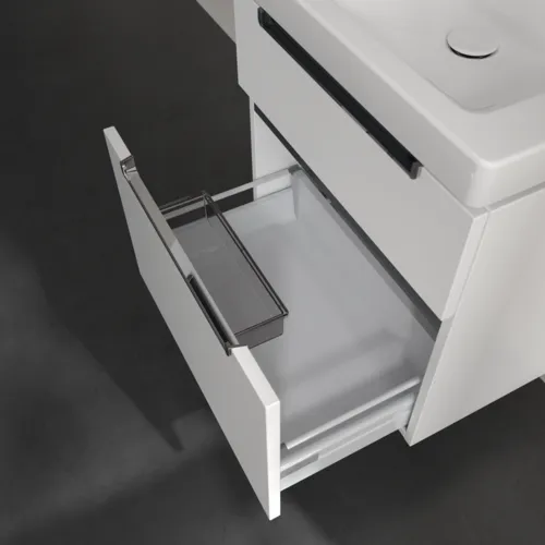 Bild von VILLEROY BOCH Subway 2.0 Waschbeckenunterschrank, 2 Auszüge, 587 x 590 x 454 mm, White Matt #A90910MS