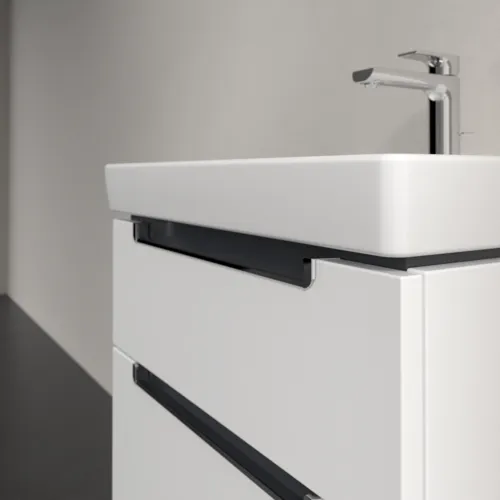 Bild von VILLEROY BOCH Subway 2.0 Waschbeckenunterschrank, 2 Auszüge, 587 x 590 x 454 mm, White Matt #A90910MS
