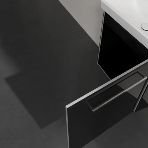 Bild von VILLEROY BOCH Avento Waschbeckenunterschrank, 1 Tür, 530 x 514 x 384 mm, Crystal Black #A88801B3