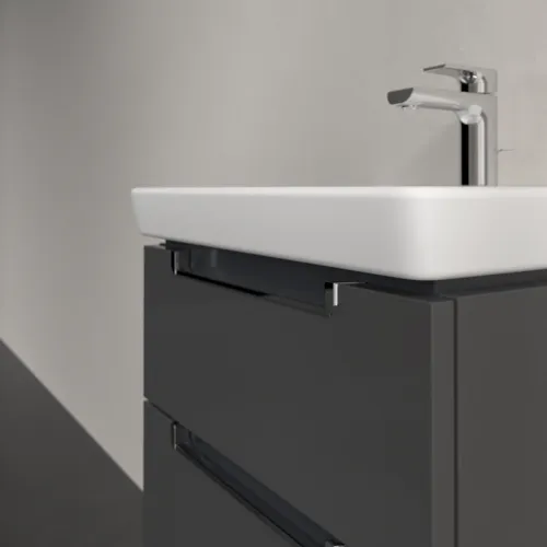 VILLEROY BOCH Subway 2.0 Waschbeckenunterschrank, 2 Auszüge, 485 x 590 x 380 mm, Glossy Grey #A90710FP, Bild 6