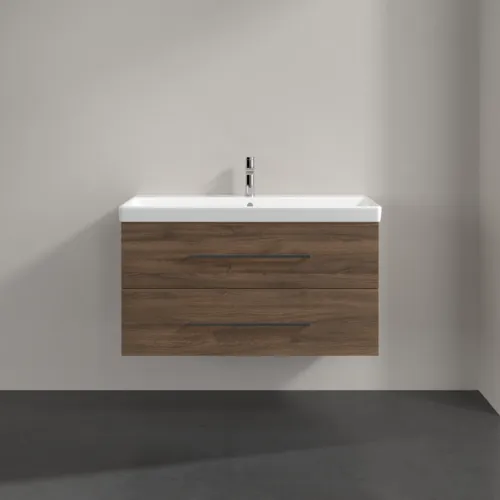 VILLEROY BOCH Avento Waschbeckenunterschrank, 2 Auszüge, 976 x 514 x 484 mm, Arizona Oak #A89200VH, Bild 7