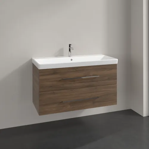 VILLEROY BOCH Avento Waschbeckenunterschrank, 2 Auszüge, 976 x 514 x 484 mm, Arizona Oak #A89200VH, Bild 6