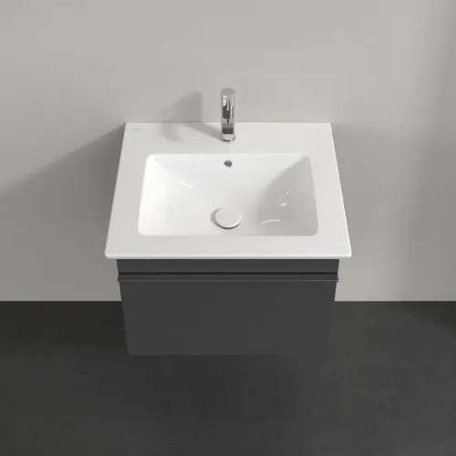 Bild von VILLEROY BOCH Venticello Waschbeckenunterschrank, 1 Auszug, 553 x 420 x 502 mm, Glossy Grey / Glossy Grey #A93201FP