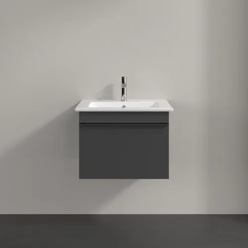 Bild von VILLEROY BOCH Venticello Waschbeckenunterschrank, 1 Auszug, 553 x 420 x 502 mm, Glossy Grey / Glossy Grey #A93201FP
