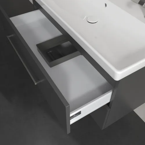 Bild von VILLEROY BOCH Avento Waschbeckenunterschrank, 2 Auszüge, 976 x 514 x 484 mm, Graphite #A89200VR