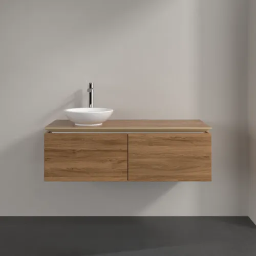 Bild von VILLEROY BOCH Legato Waschbeckenunterschrank, 2 Auszüge, 1200 x 380 x 500 mm, Kansas Oak / Kansas Oak #B57900RH