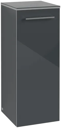 VILLEROY BOCH Avento Side cabinet, 1 door, 350 x 890 x 405 mm, Crystal Grey #A89501B1 resmi