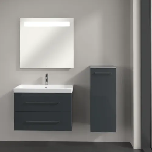 Bild von VILLEROY BOCH Avento Seitenschrank, 1 Tür, 350 x 890 x 405 mm, Crystal Grey #A89501B1