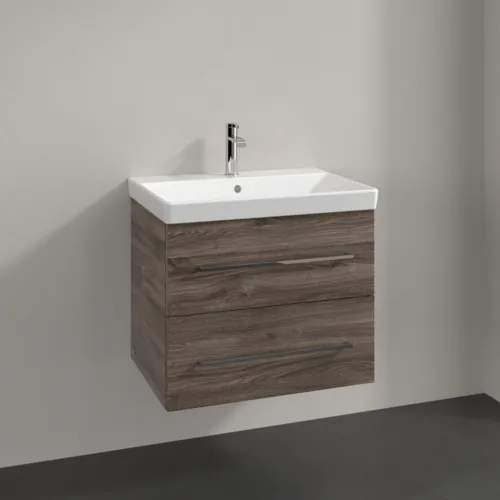 VILLEROY BOCH Avento Waschbeckenunterschrank, 2 Auszüge, 626 x 514 x 484 mm, Stone Oak #A89000RK, Bild 3